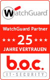 25 Jahre WatchGuard Partner